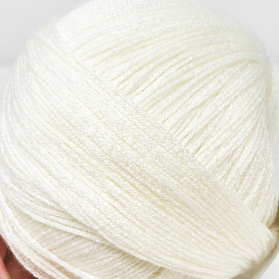 Yarn Bee Soft & Sleek DK Yarn – Ivory (1)
