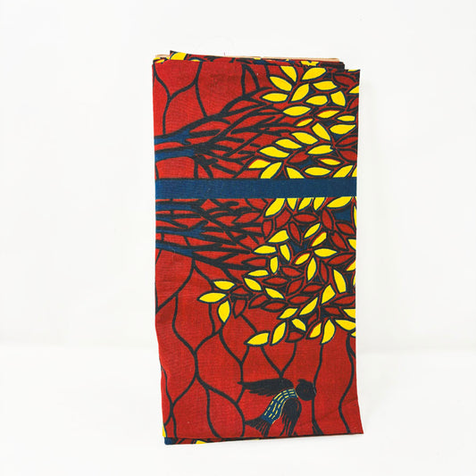 46" x 26" Dark Stained Glass Style Fabric