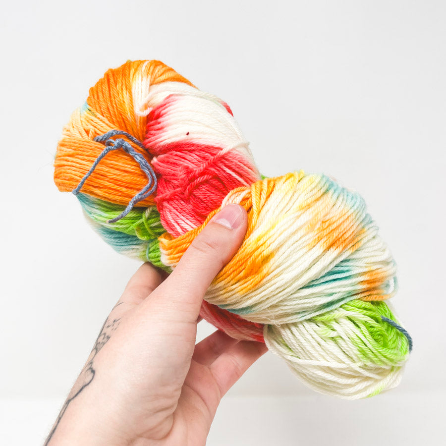 Colorful Hand Dyed/Tie Dyed Yarn Skeins