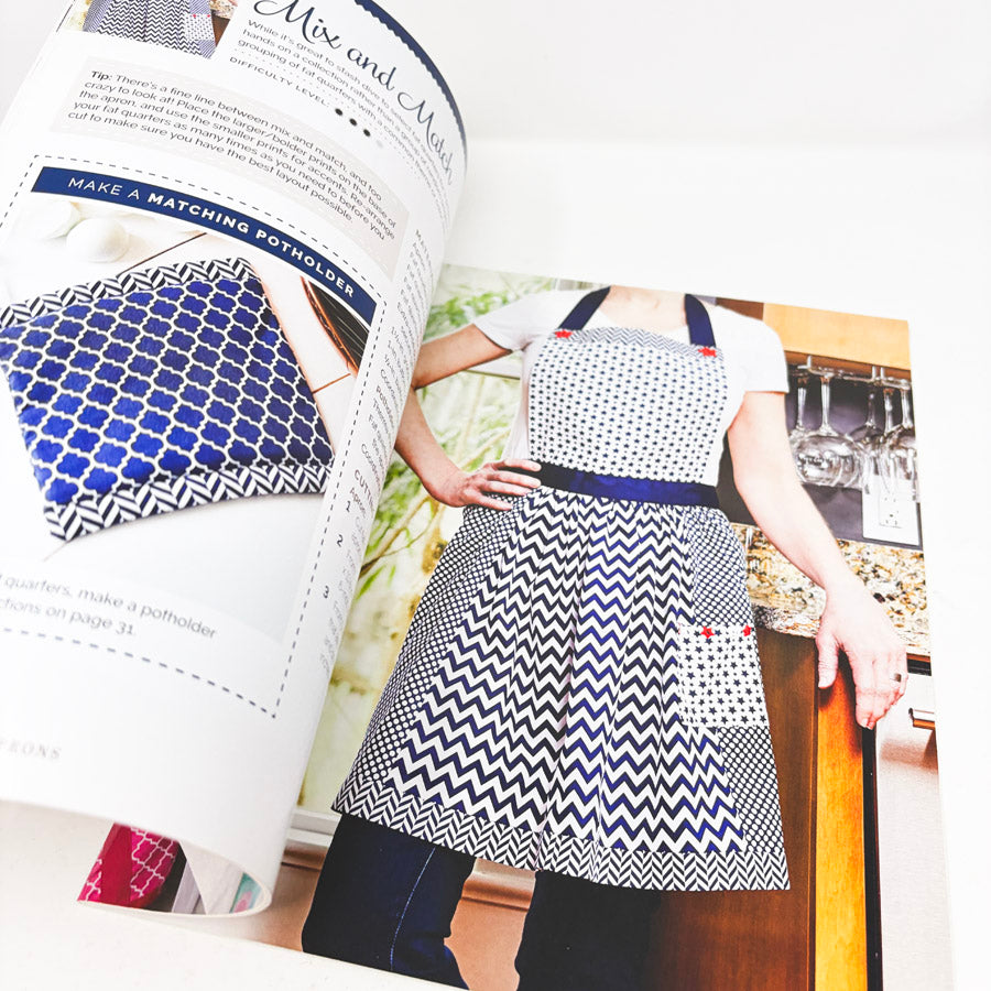 Fabulous Fat Quarter Aprons Booklet by Mary Beth Temple