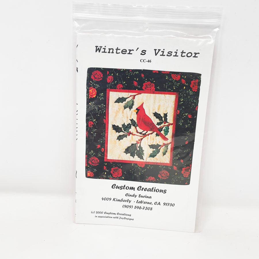 Winter's Visitor Quilt Pattern by Custom Creations