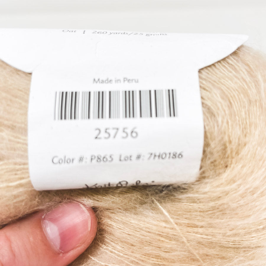 Knit Picks Aloft Mohair/Silk Yarn – Oat