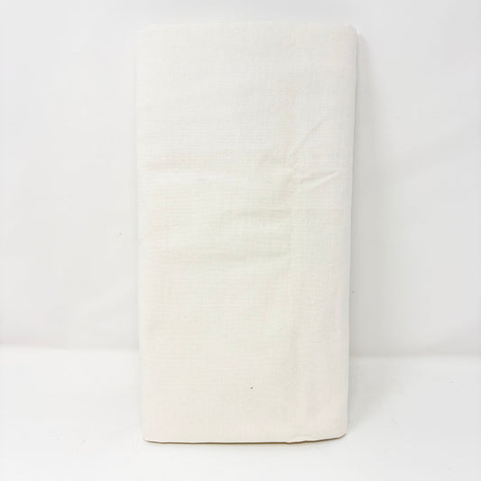 34" x 1.5 yds Natural White Lightweight Duck Cloth Style Fabric