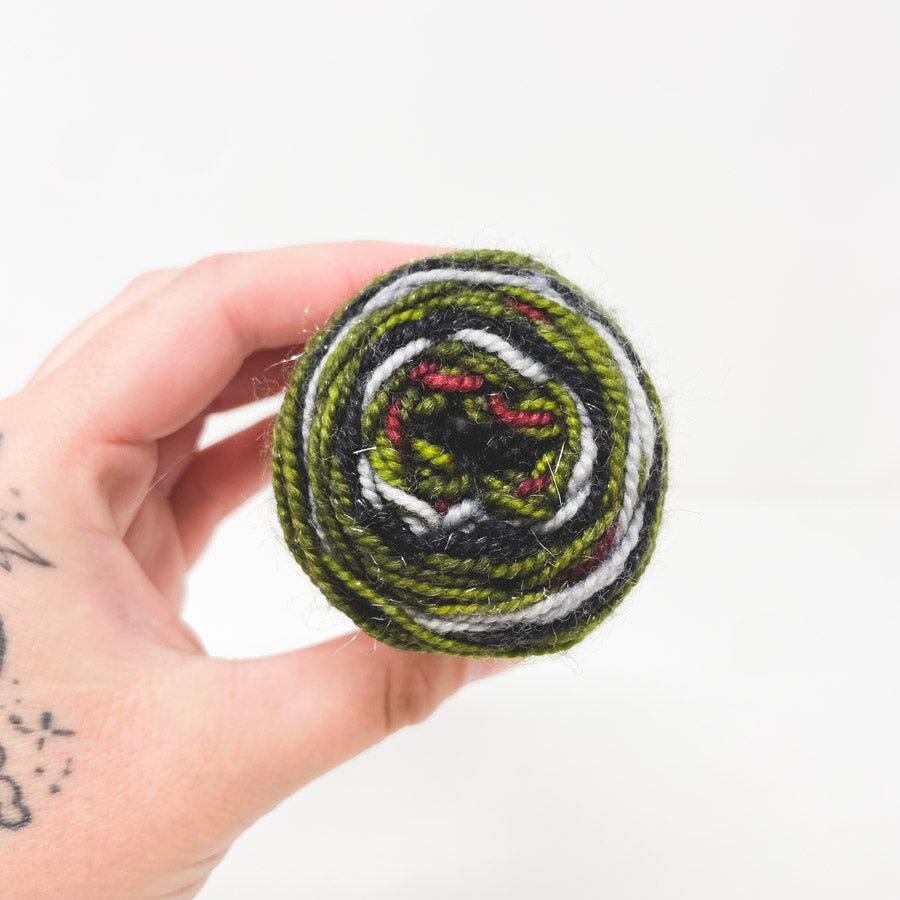 Fishknits Panache Fingering Yarn Remnant - Wicked