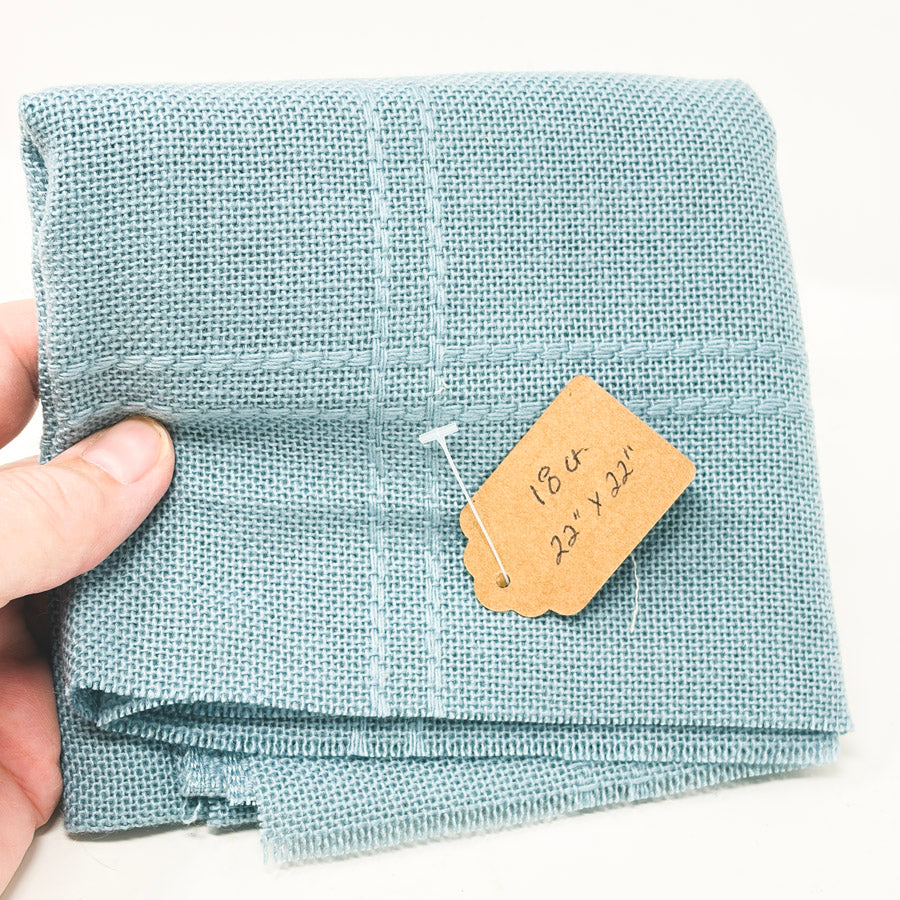 18 Count Blue Breadcloth/Panel Aida – 22" x 22"