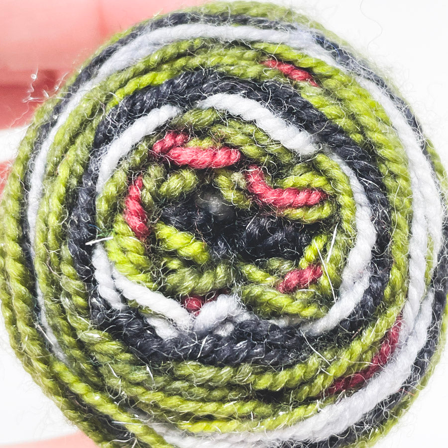Fishknits Panache Fingering Yarn Remnant - Wicked
