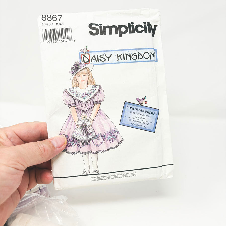 Simplicity Daisy Kingdom Dress and Doll Sewing Kit
