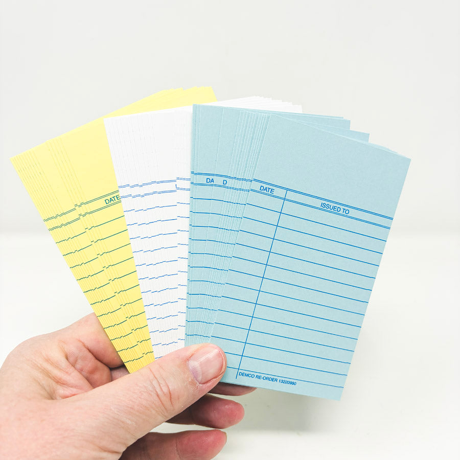 NEW // Color Library Circulation Cards