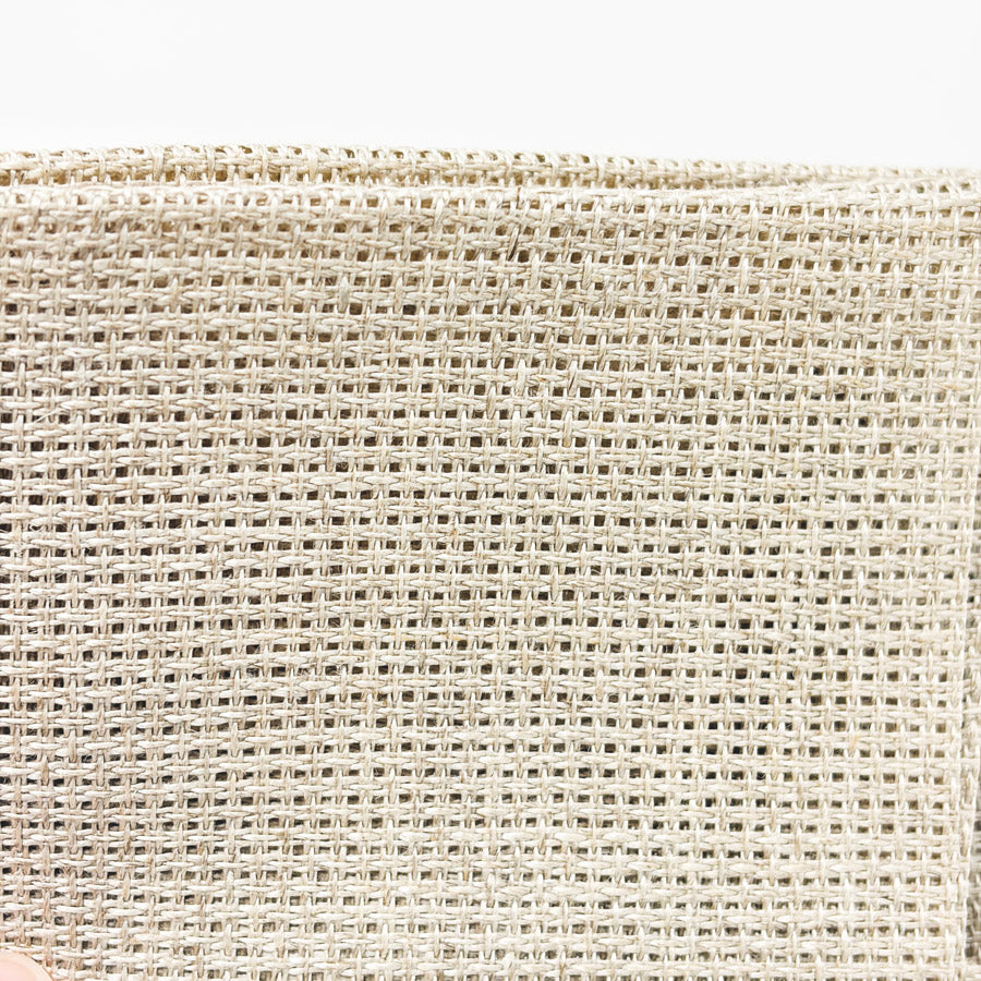 12 Count Rustic Tan Open Weave Fabric – 16" x 17"