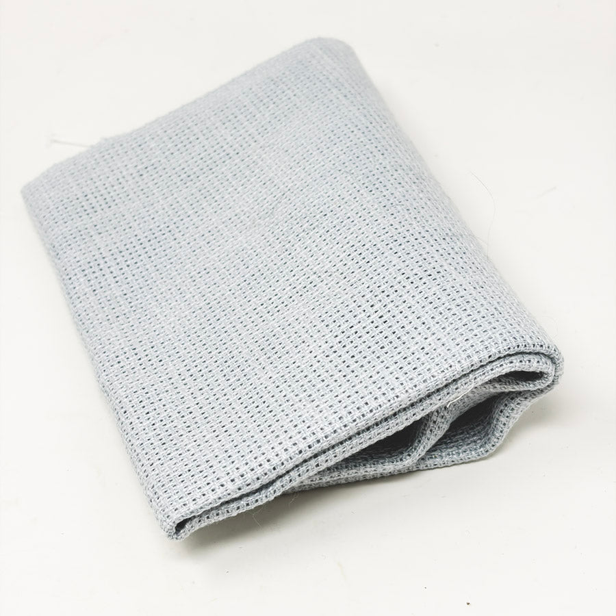 10 Count Rustic Lt Blue Open Weave Fabric – 18" x 26"