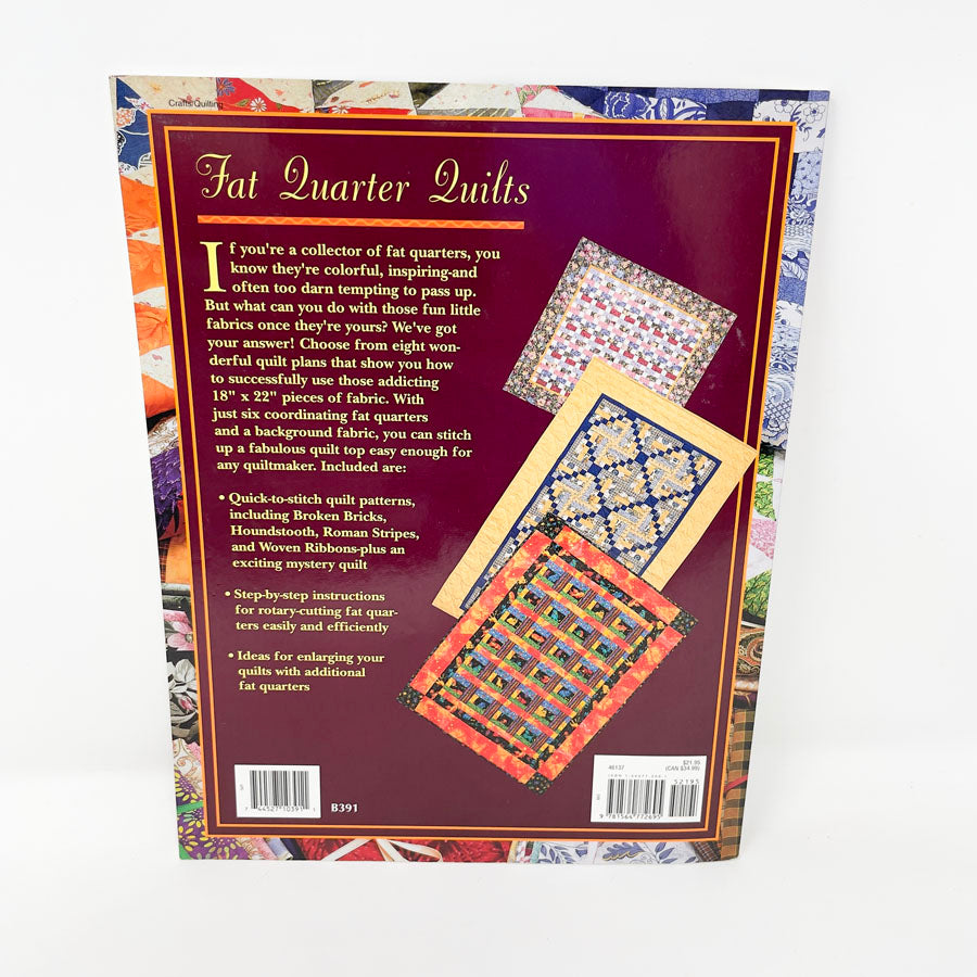 Fat Quarter Quilt Book by M'liss Rae Hawley