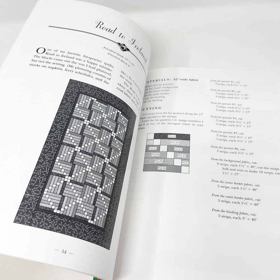 Fat Quarter Quilt Book by M'liss Rae Hawley