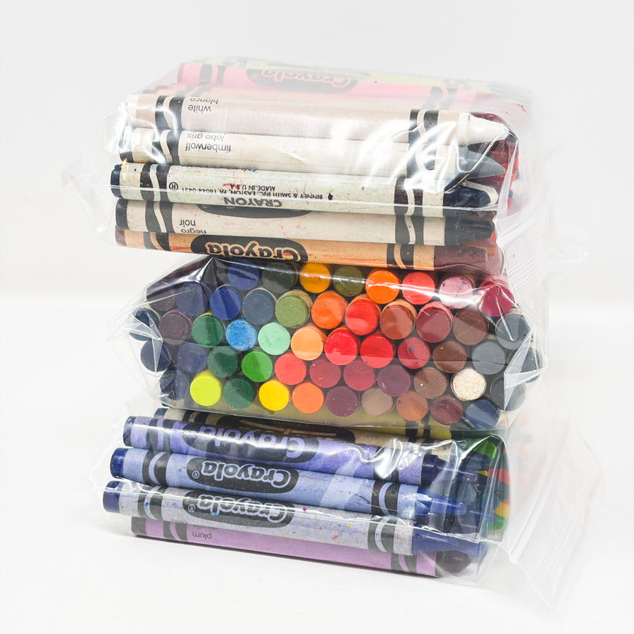 Rainbow Bag of 53 Like New Crayons