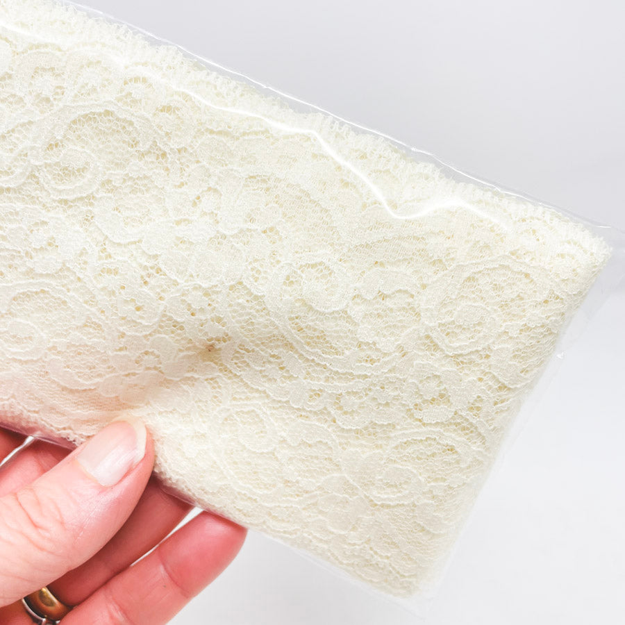 Cream Scallop Lace- 3 yards