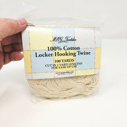 M.C.G Textiles Cotton Locker Hooking Twine