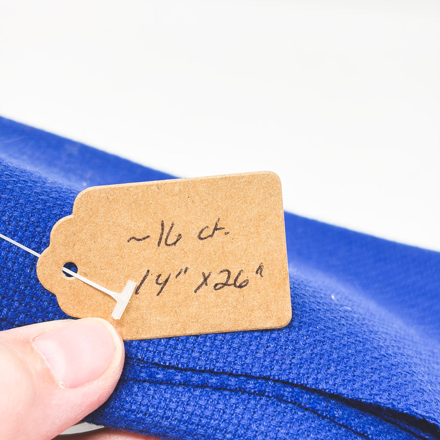 ~16 Count Royal Blue Aida – 14" x 26"