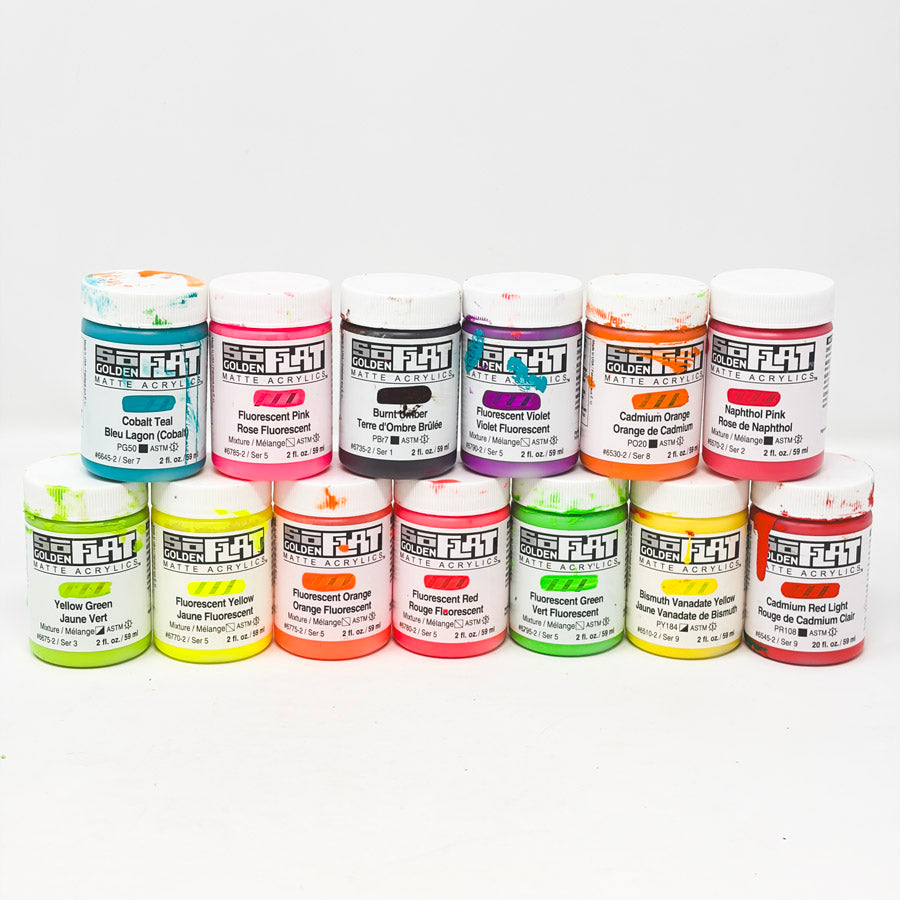 Golden SoFlat Matte Acrylic Paint - 2oz