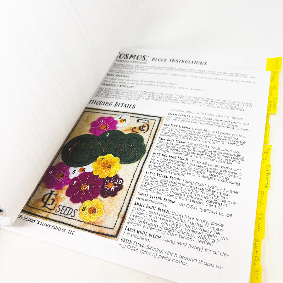 Granny's Seed Catalog: Garden Flowers Pattern Book