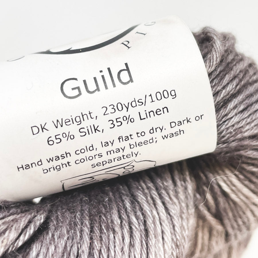 Oink Pigments Guild Silk/Linen Yarn – Bittersweet