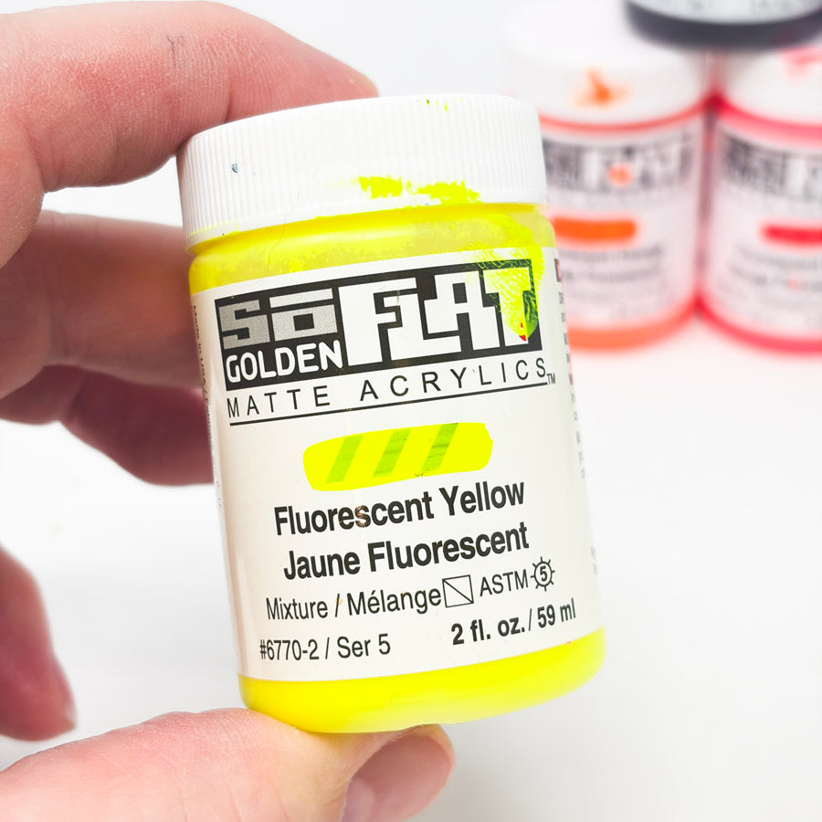 Golden SoFlat Matte Acrylic Paint - 2oz