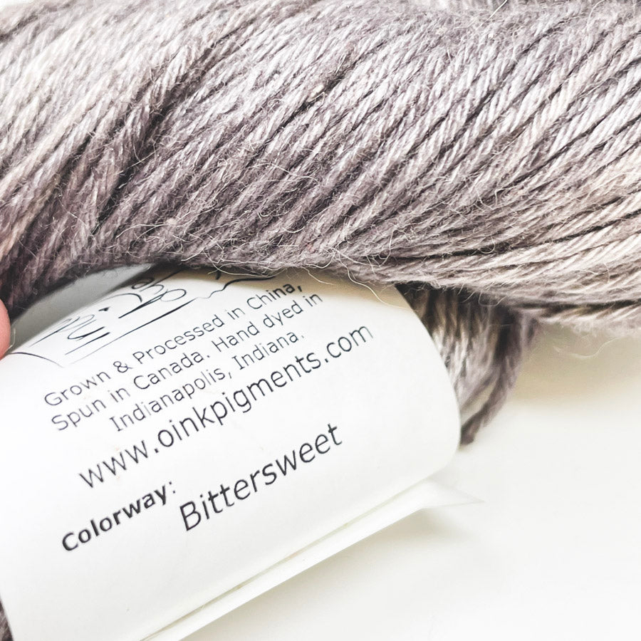 Oink Pigments Guild Silk/Linen Yarn – Bittersweet