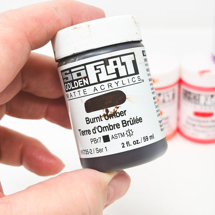 Golden SoFlat Matte Acrylic Paint - 2oz
