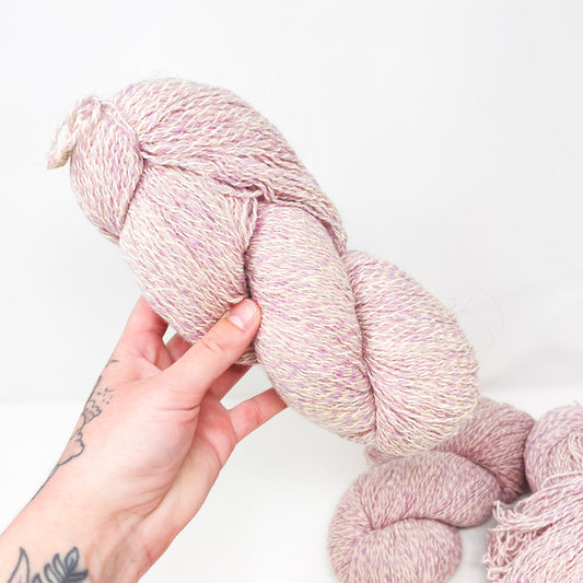 Trillium Yarns Striped Wool Yarn - Phlox