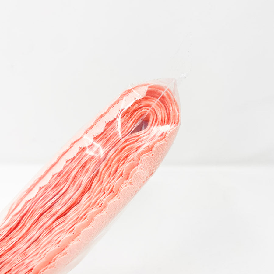 Pink Scallop Lace- 2.5" Wide