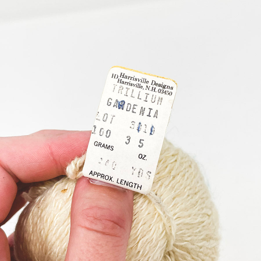 Trillium Yarns Wool Yarn - Gardenia