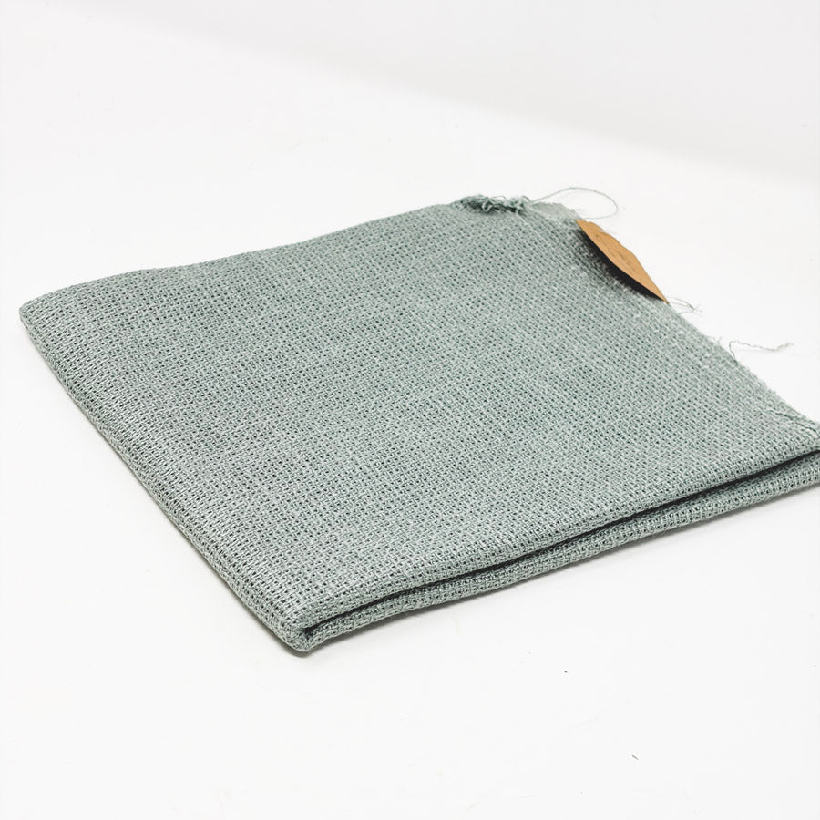 12 Count Rustic Blue Green Open Weave Fabric – 52" x 15"