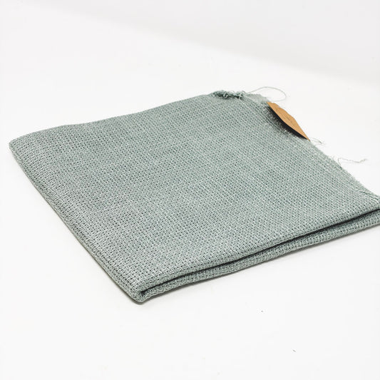 12 Count Rustic Blue Green Open Weave Fabric – 52" x 15"
