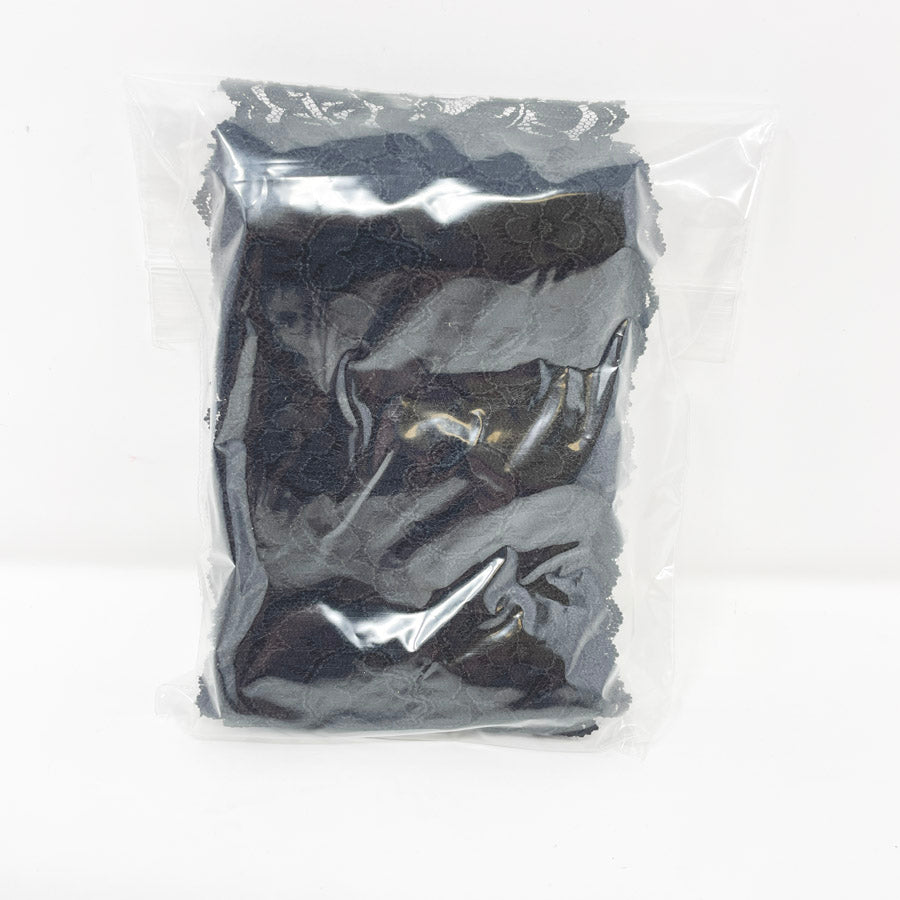 Black Lace Bag- 4.5" Wide