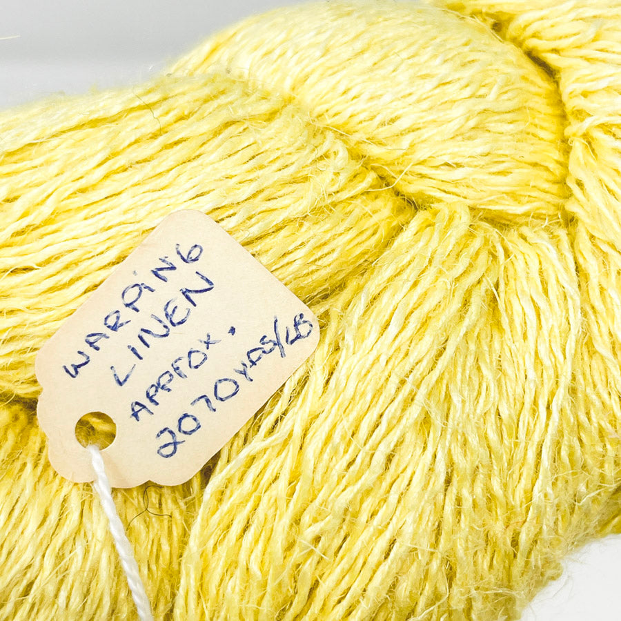 Skeins of Pastel Colored Warping Linen