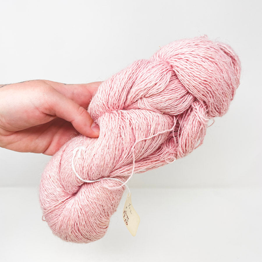 Skeins of Pastel Colored Warping Linen