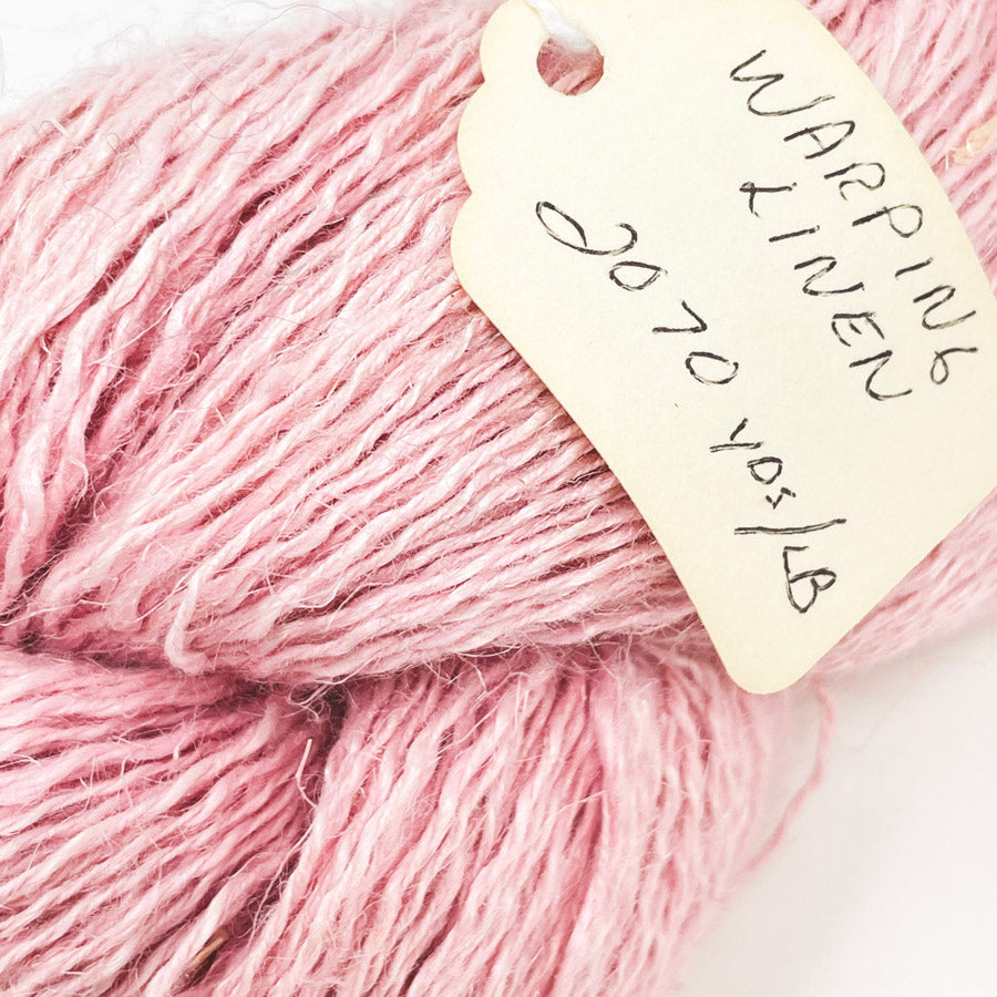 Skeins of Pastel Colored Warping Linen