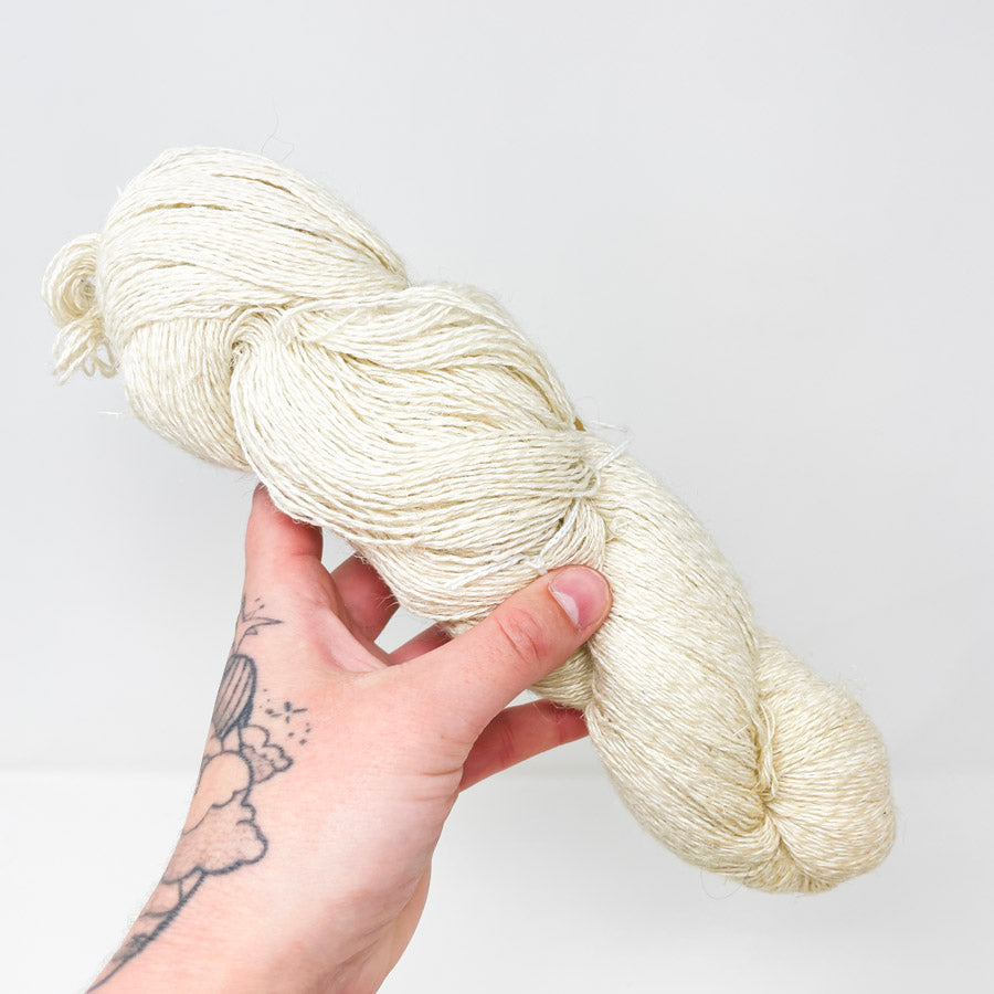 Skeins of Pastel Colored Warping Linen