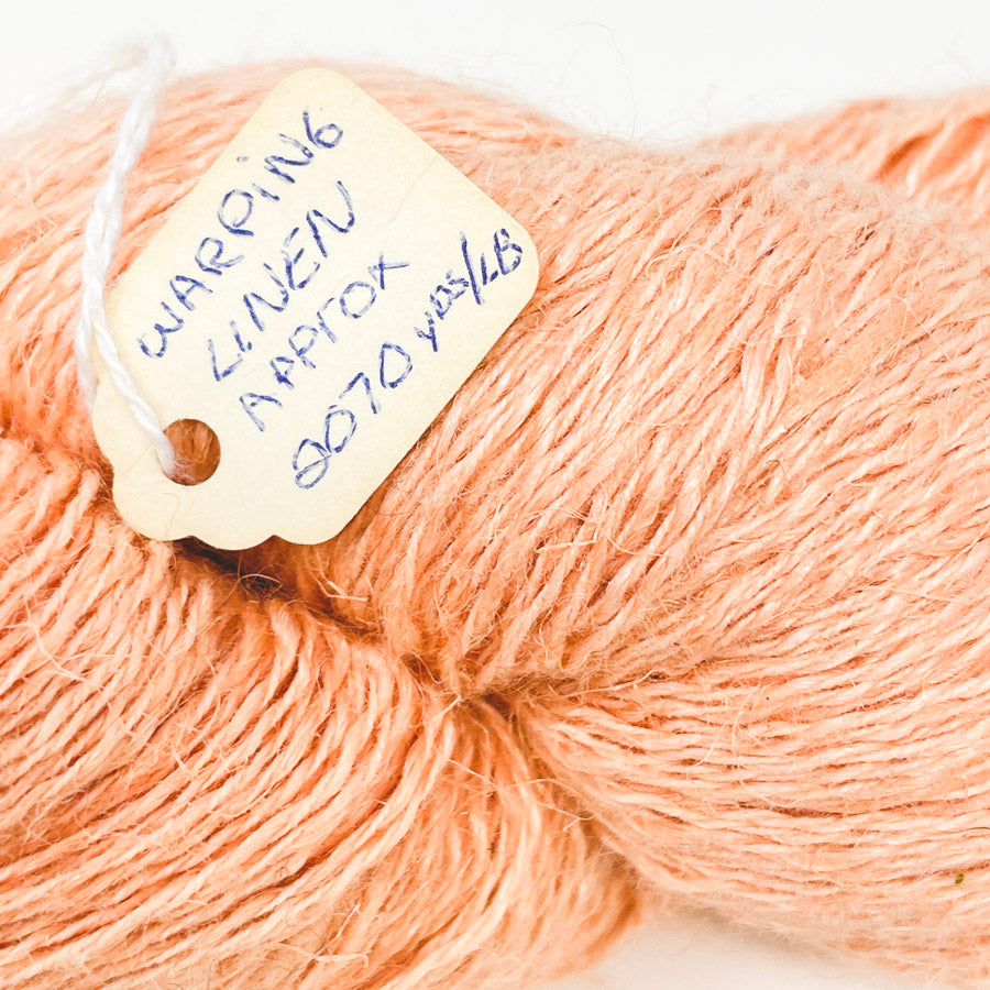 Skeins of Pastel Colored Warping Linen