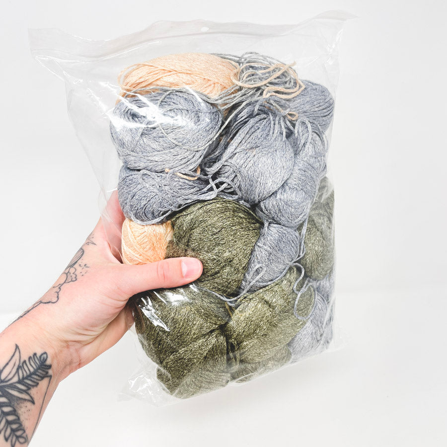 Silky Muted Tones Yarn Bundle