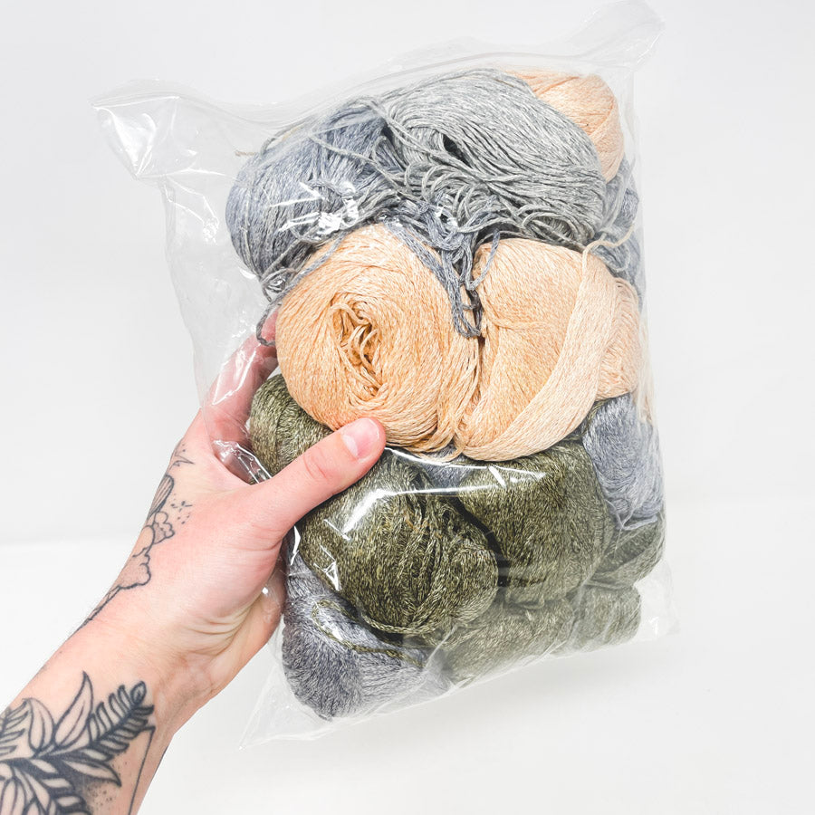 Silky Muted Tones Yarn Bundle