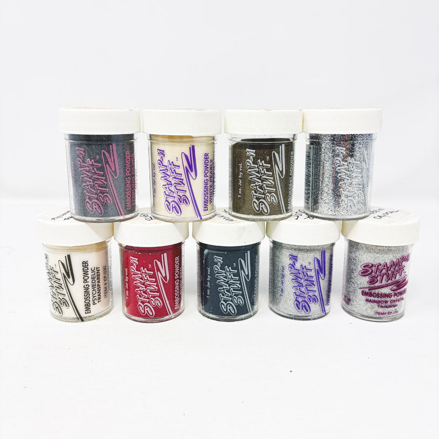 Stamp-n-Stuff Embossing Powder & Tinsel