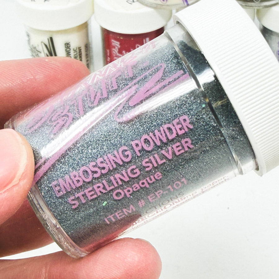 Stamp-n-Stuff Embossing Powder & Tinsel