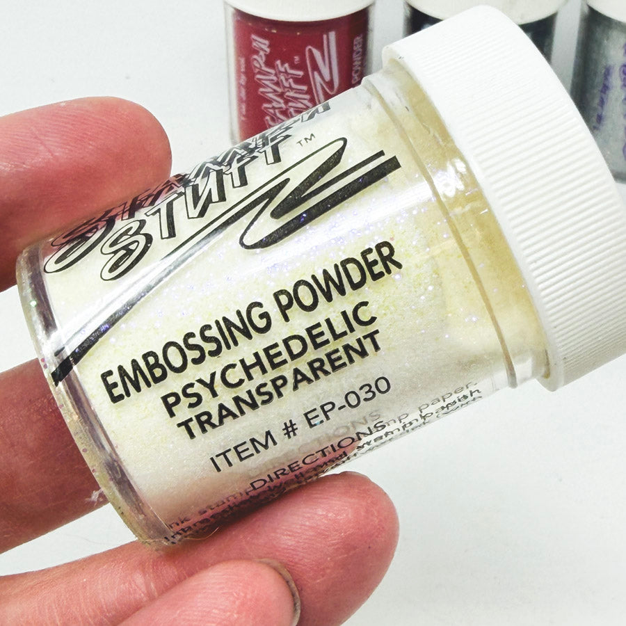 Stamp-n-Stuff Embossing Powder & Tinsel