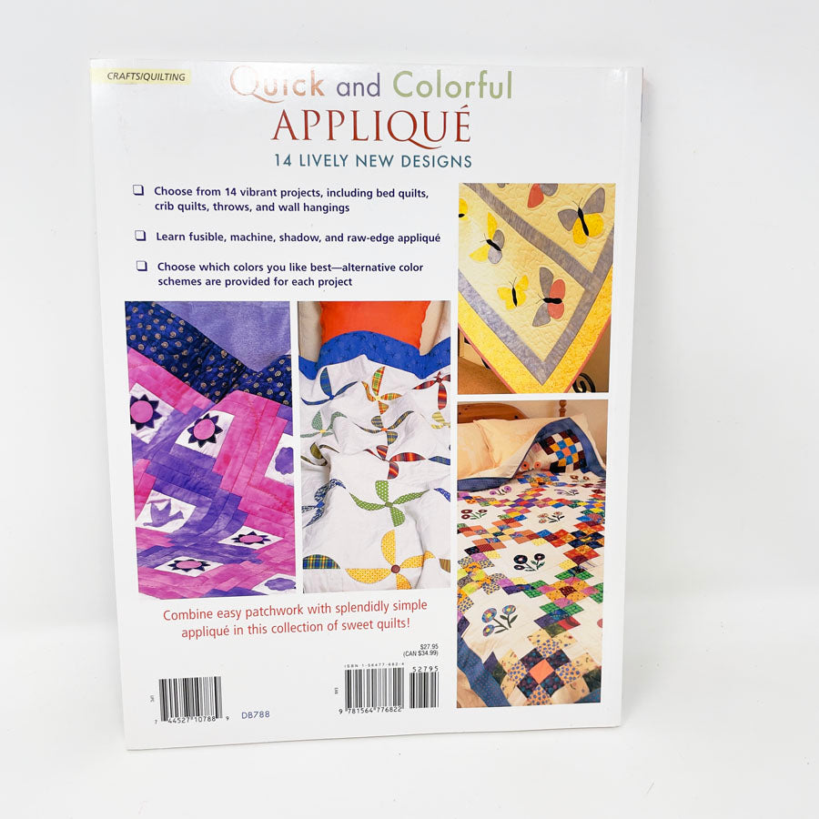 Quick and Colorful Applique Book by Rosemary Wilkinson