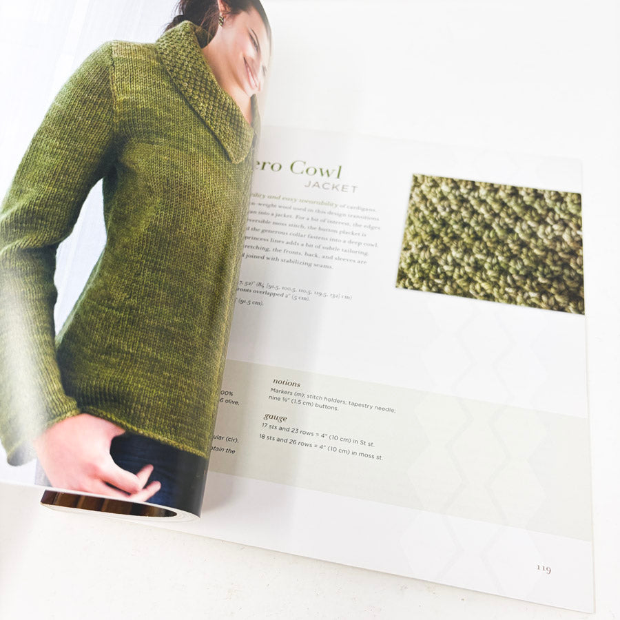 Textured Stitches Knitted Sweaters & Accessories with Smart Details Book