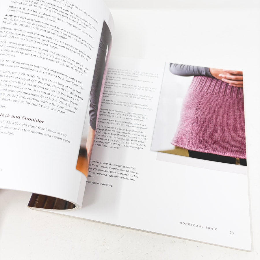 Textured Stitches Knitted Sweaters & Accessories with Smart Details Book