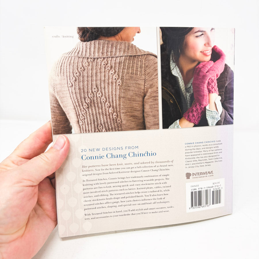 Textured Stitches Knitted Sweaters & Accessories with Smart Details Book