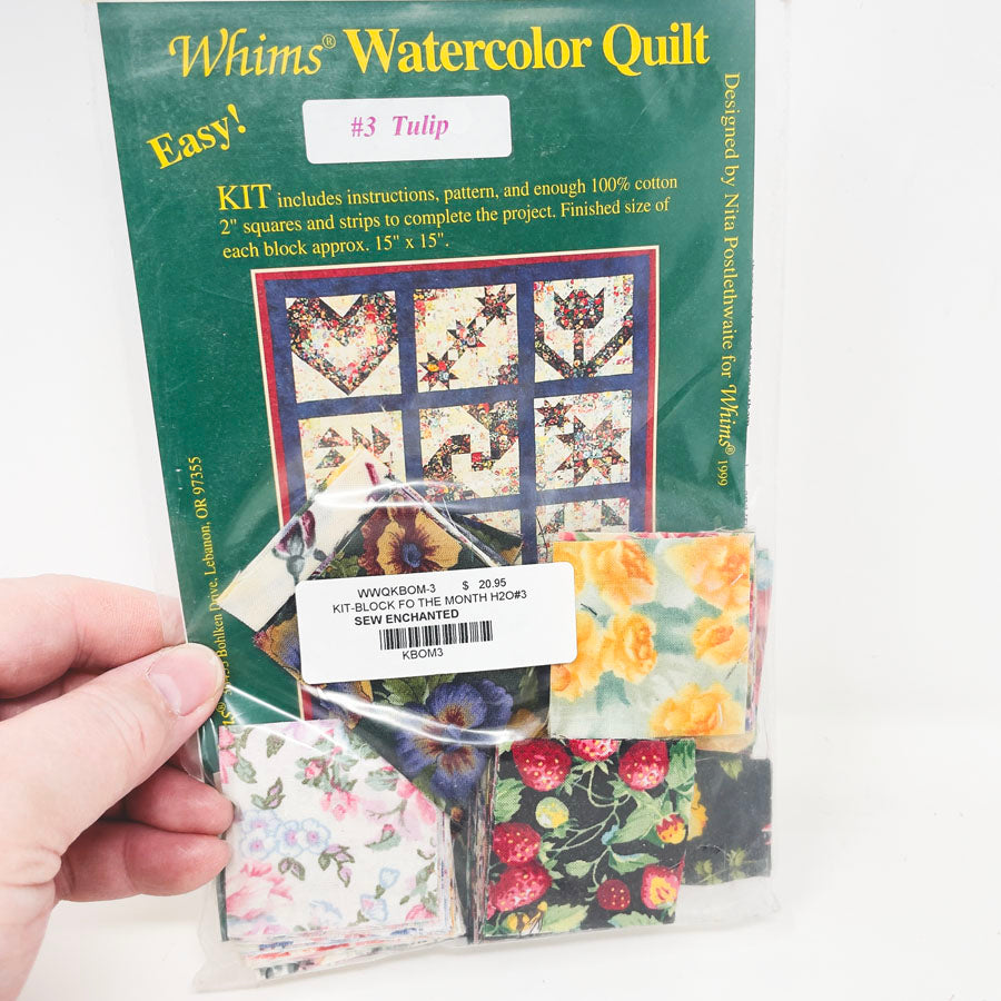 Whims Watercolor Quilt Pattern Kit