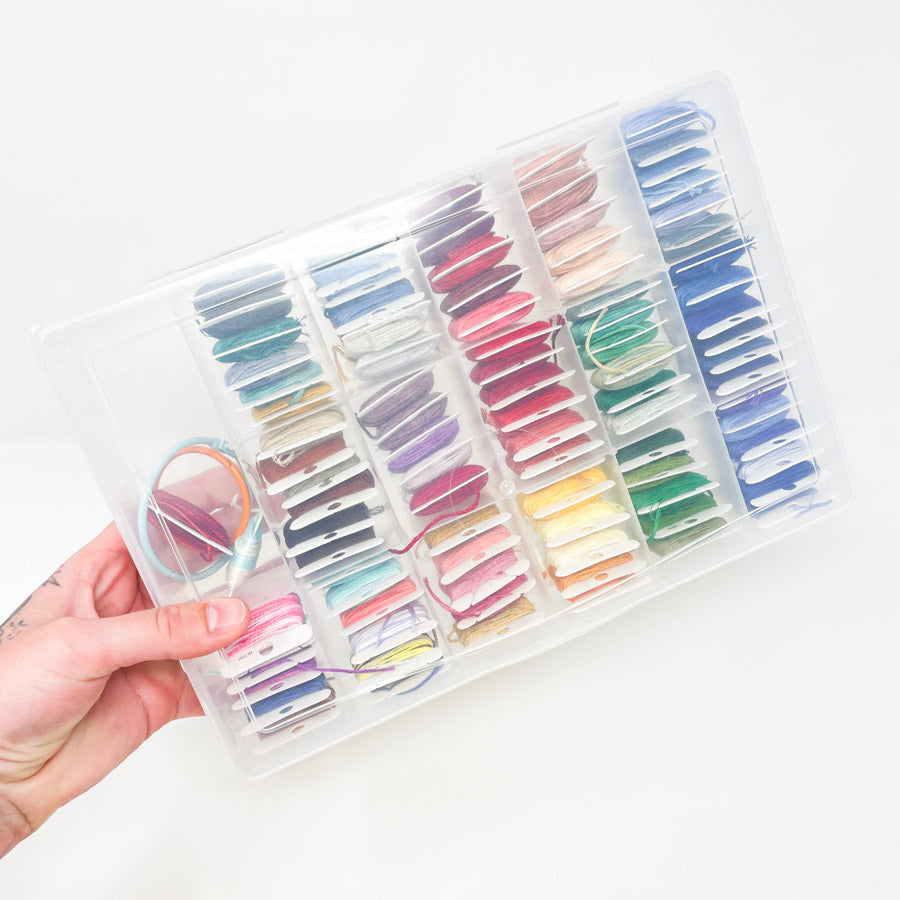 DMC Embroidery Thread Box Set - Appx. 90 Skeins
