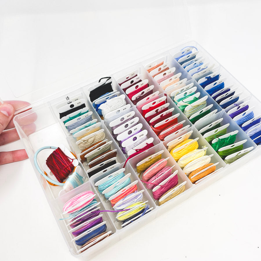 DMC Embroidery Thread Box Set - Appx. 90 Skeins