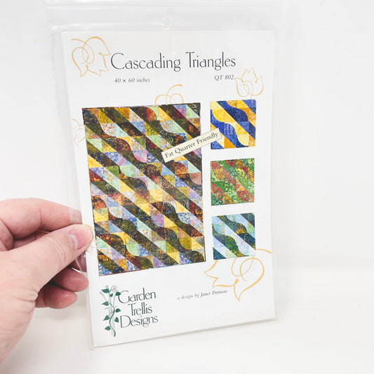 Cascading Triangles Quilt Pattern